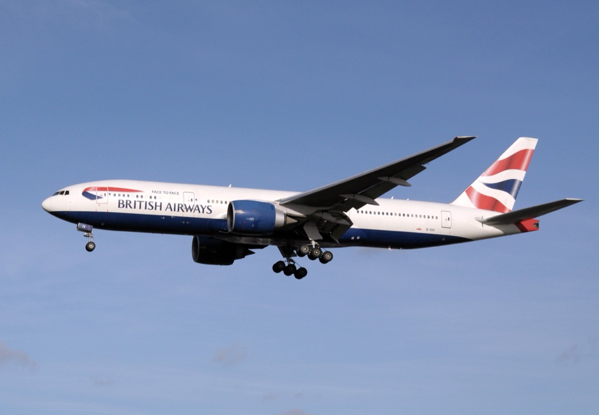 British Airways flygplan
