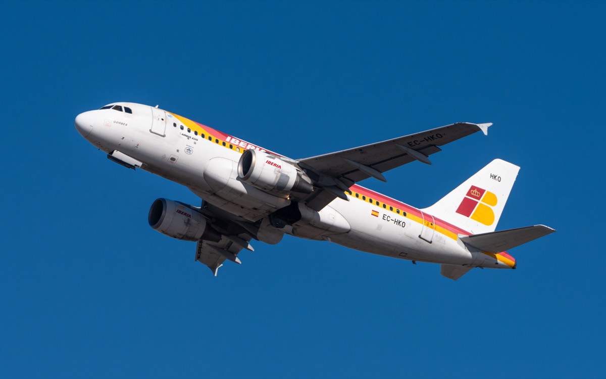 Iberia flygplan