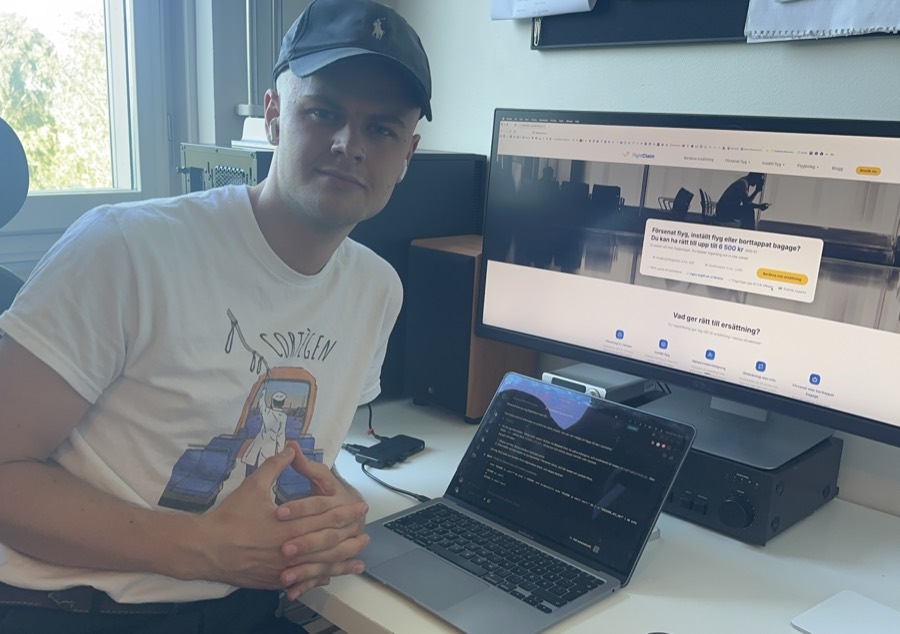 Noa Gradstock, medgrundare av FlightClaim